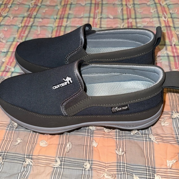 Canemon Blue and Gray Slip-On Loafers Size 44 NWT. (BT 4) - Picture 4 of 9
